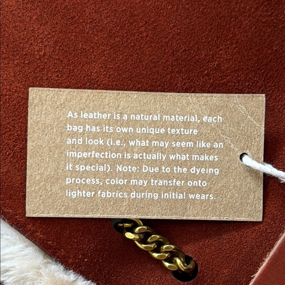 Madewell NWT aElegant Brown Leather Crossbody Bag - Picture 7 of 14